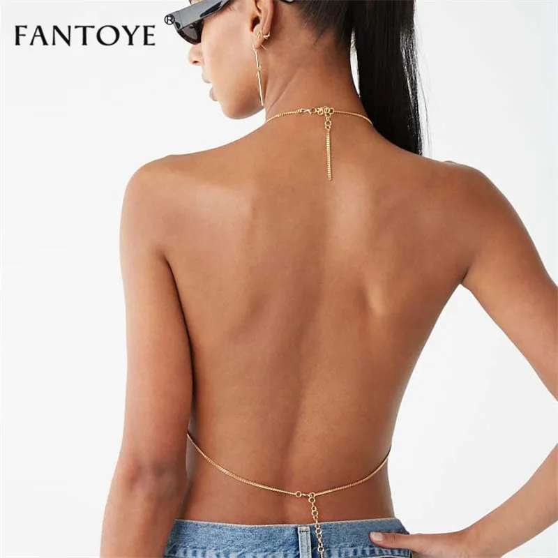 Женский леопардовый лифчик Fantoye, укороченный пляжный топ с блестками, короткий топик без спинки с лямкой на шее, для ночного клуба, на лето