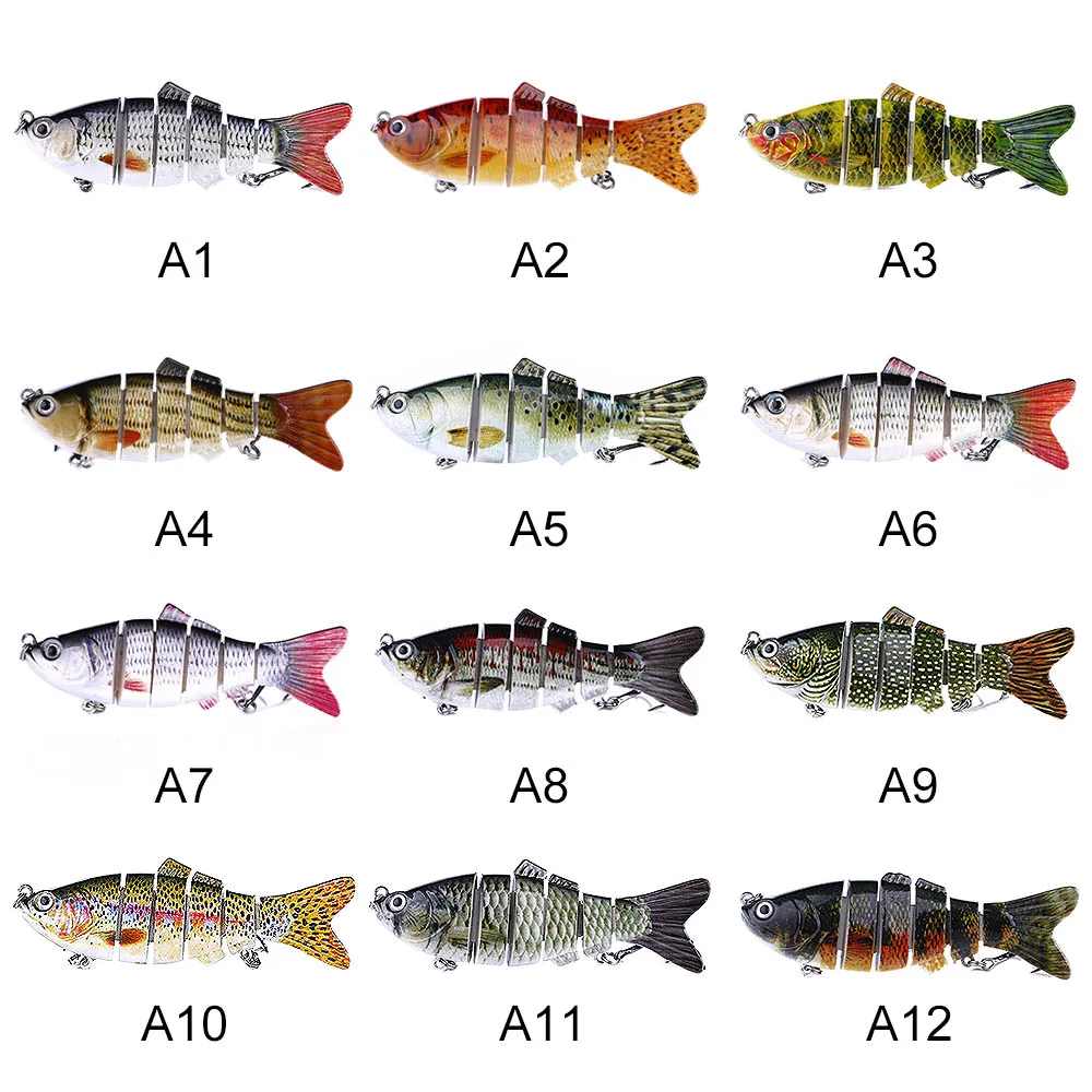 Minnow рыболовная приманка Мульти соединенная жесткая наживка 10 см 18 г Реалистичная