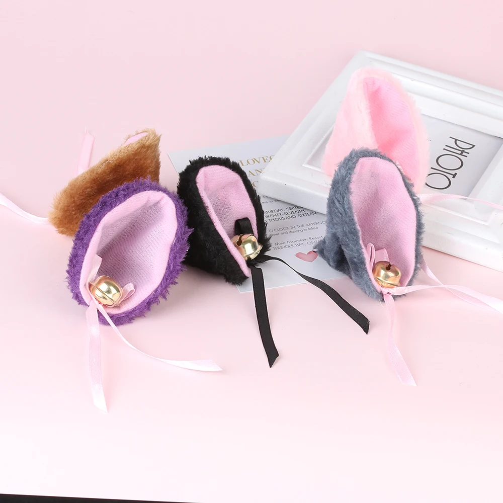 1 пара заколки для волос с кошачьими ушками и колокольчиками вечерние костюмы