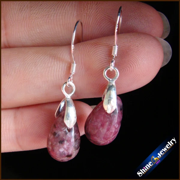 925 браслеты из стерлингового серебра Агаты серьги красный натуральный киви