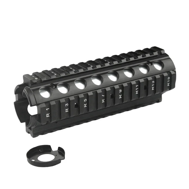 Новинка 6,6 дюймов RIS Handguard Пикатинни 20 мм рельсовая система крепления с 4 рельсами для M4/M16 страйкбол AEG
