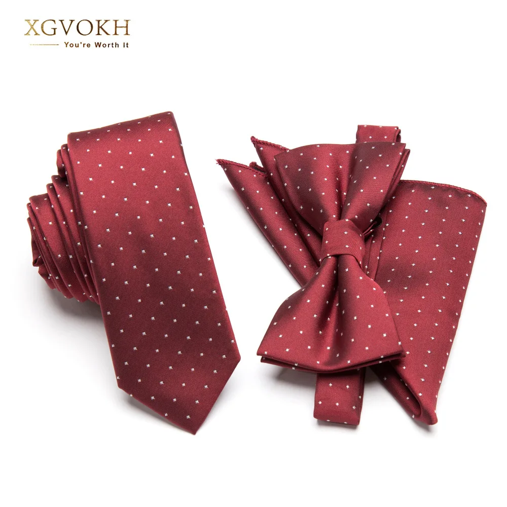 Мужской набор галстуков с галстуком бабочкой Модные Классические облегающие - Фото №1