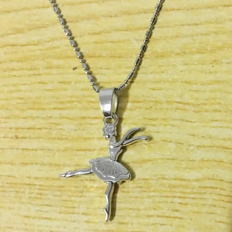 2PCS Dancing Girl Necklace Ballerina Dancer Ballet Dance Kids Holiday Birthday Lover Gift | Украшения и аксессуары