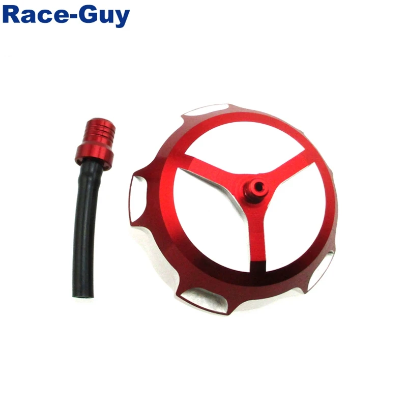 Крышка алюминиевого Красного топливного бака CNC крышка для 50cc 70cc 90cc 110cc 125cc 140cc 150cc