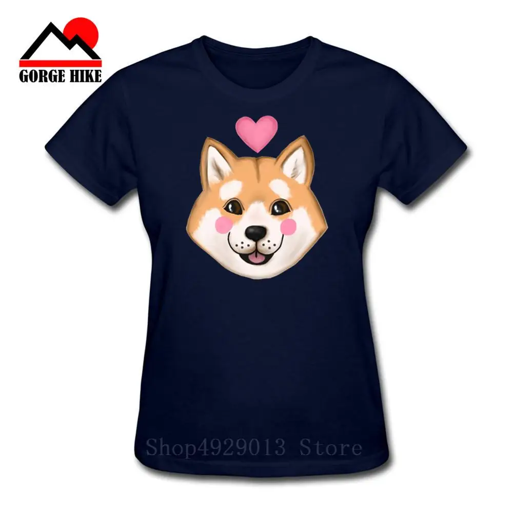 Женские футболки Harajuku Kawaii Cute Shiba Inu Doge футболка с принтом уличная одежда в