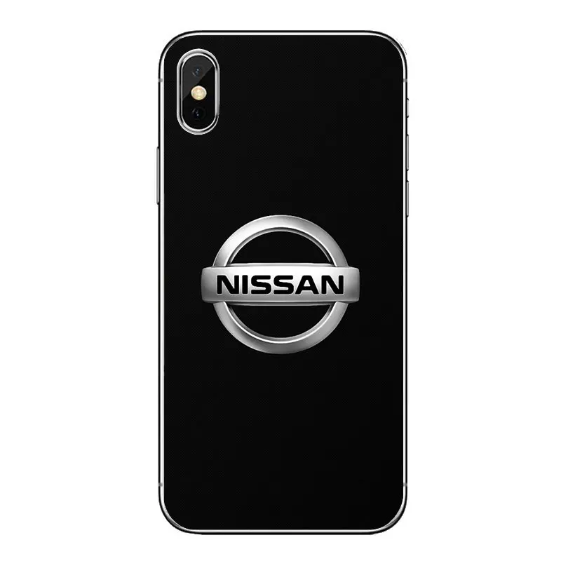 Japanese car brand Vector NISSAN Logo For iPod Touch iPhone 4 4S 5 5S 5C SE 6 6S 7 8 X XR XS Plus MAX Transparent TPU Shell Case |