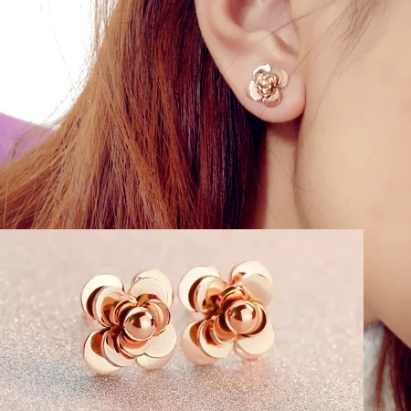 Титановая сталь высокого качества женские модные очаровательные цвета розового