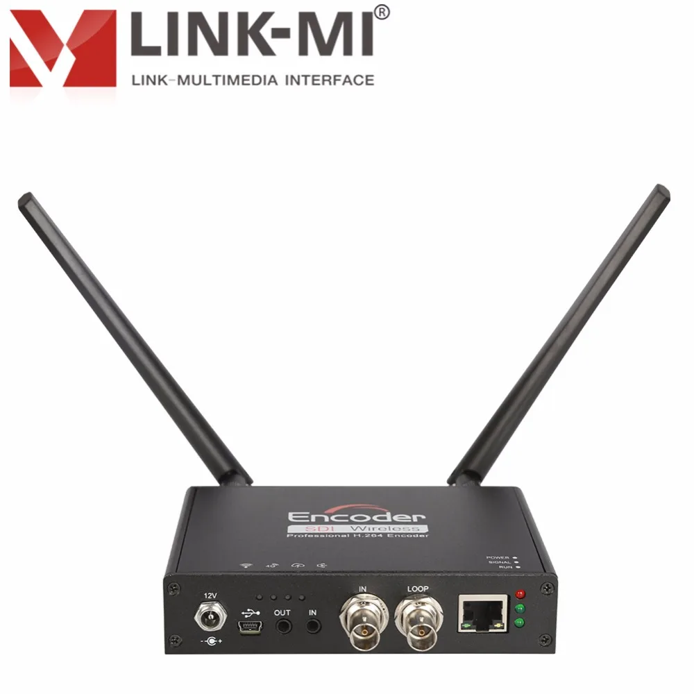 LINK MI ECG1 HD/3G SDI WIFI H.264 видеокодер Ethernet и внешний USB 4G LTE Dongle 2 4G/5 8G Двухдиапазонная Micro SD