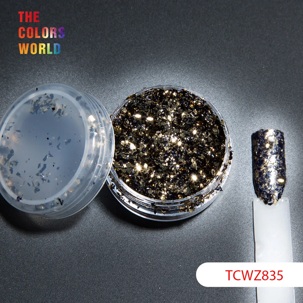 

TCT-039 Colorful Flakes Metallic luster Magic Mirror Effect Nail Sequins Nail Gel Polish Nail Art Decorations Body Decoration