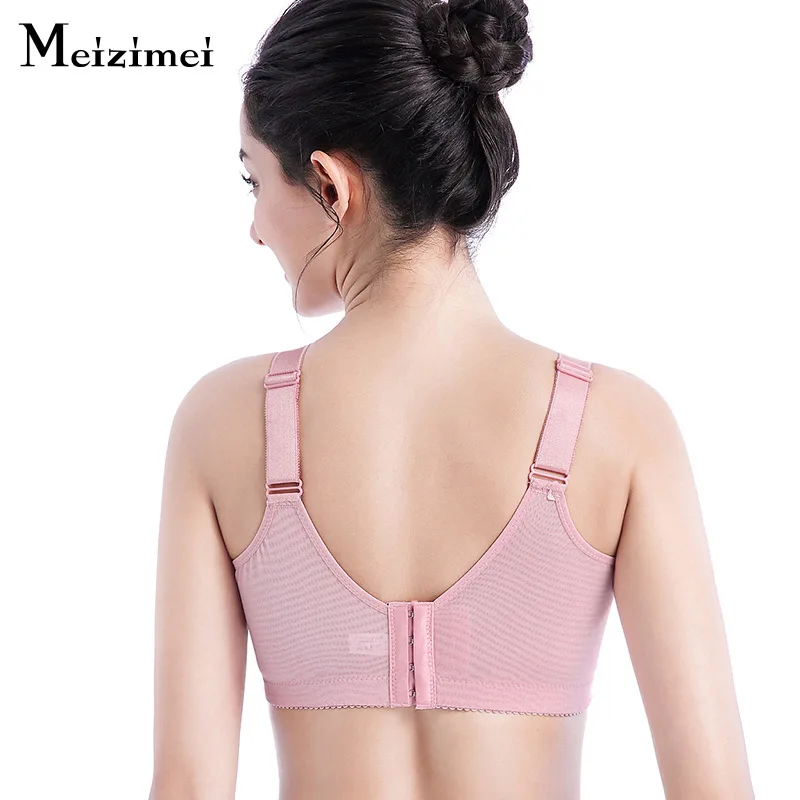 Meizimei Sexy Woman Plus Size Underwear Minimizer Bras for Women Push Up Bralette Wire-Free Lace Brassiere Intimates Girl BH | Женская
