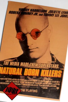 Натуральный Born Killers плакат версия иллюстрации ретро ВИНТАЖНЫЙ ПЛАКАТ домашний