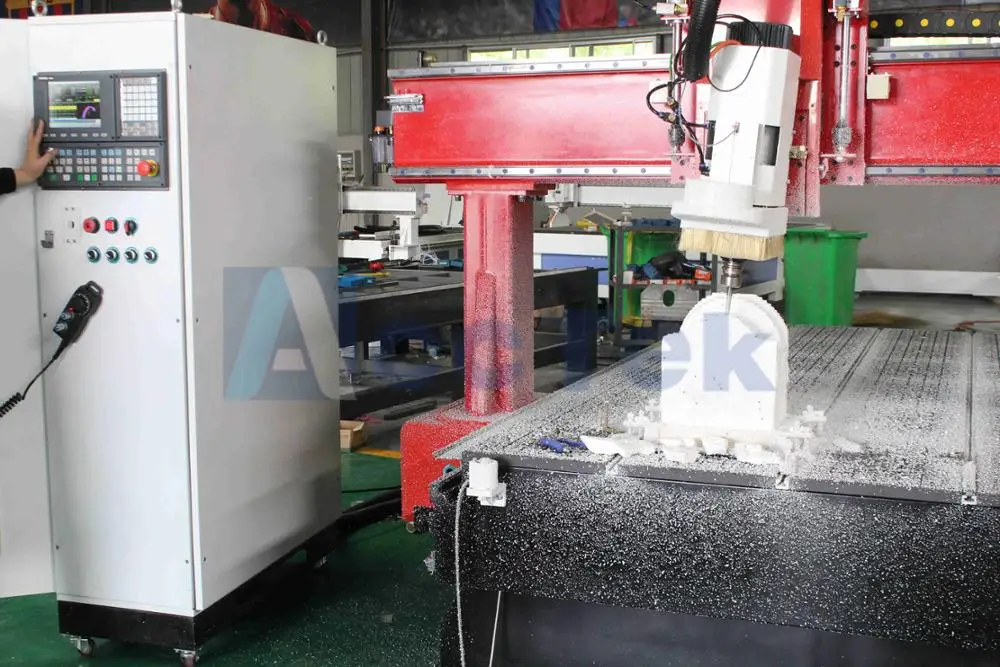AKM1325 4 осевой станок с ЧПУ 3D 4d гравировальный для дерева камня|router machine|cnc router