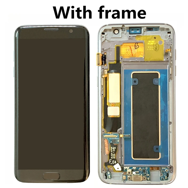 Для samsung Galaxy S7 EDGE G935 G935F Super AMOLED ЖК-дисплей + сенсорный экран дигитайзер сборка