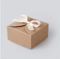 50pcs kraft paper cake box gift bakery cookie favor cupcake chocolate packaging box christmas wedding