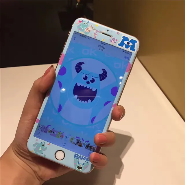16 Защитная пленка для экрана Gudetama Anpanman из закаленного стекла для iphone 6 6s 7 8 Plus - Цвет: 16