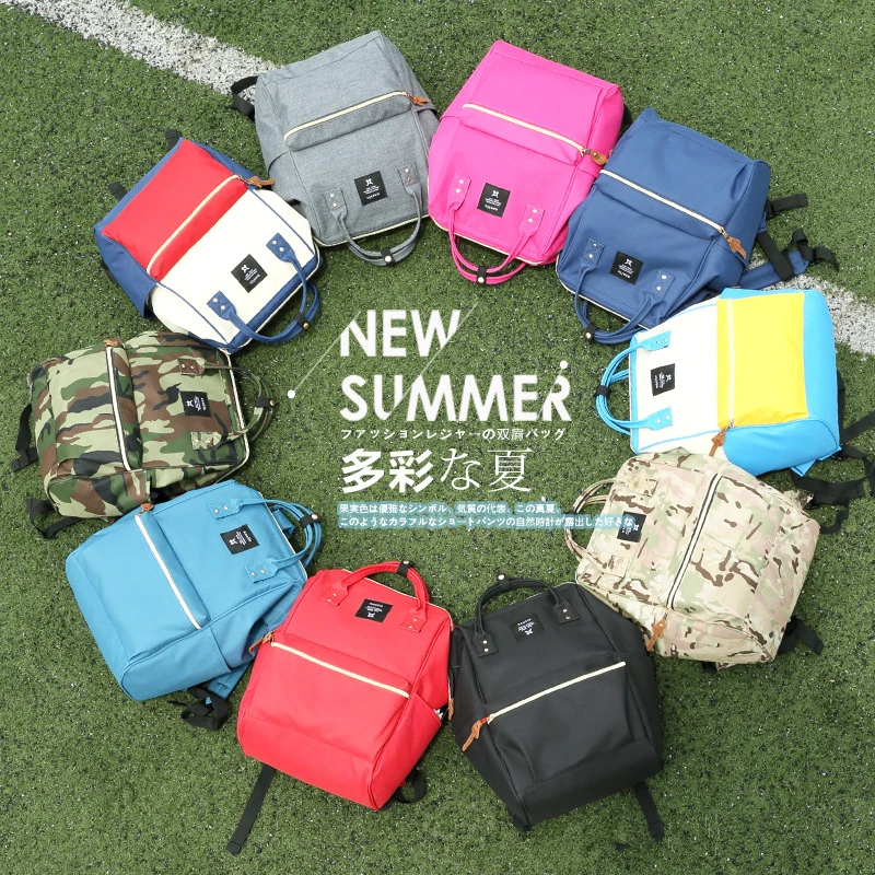 Женский холщовый рюкзак с кольцами маленькая дорожная сумка для ноутбука