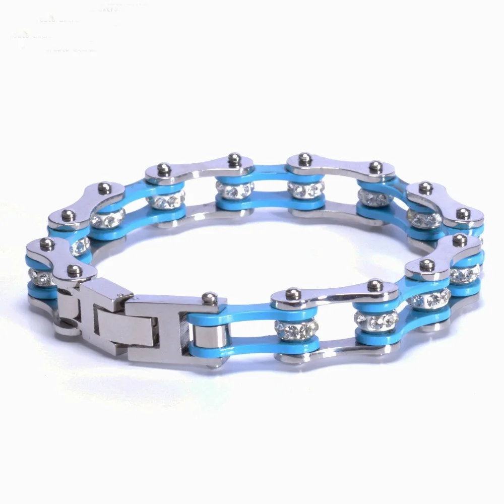 Браслет из нержавеющей стали с кристаллами 10/20 см|stainless steel crystal bracelet|steel stainless