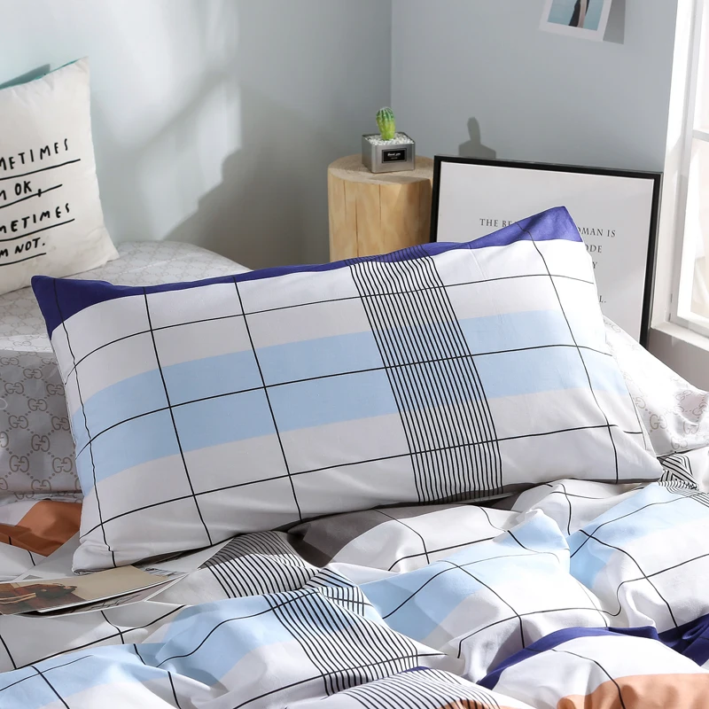 -ZMR-ZT-08 1/2 шт., чехол для подушки в скандинавском стиле, хлопок, 48*74, Роскошный чехол для подушки, супер мягкий, для сна, высокое качество, декоративная наволочка#/ - Цвет: -ZMR-ZT-08