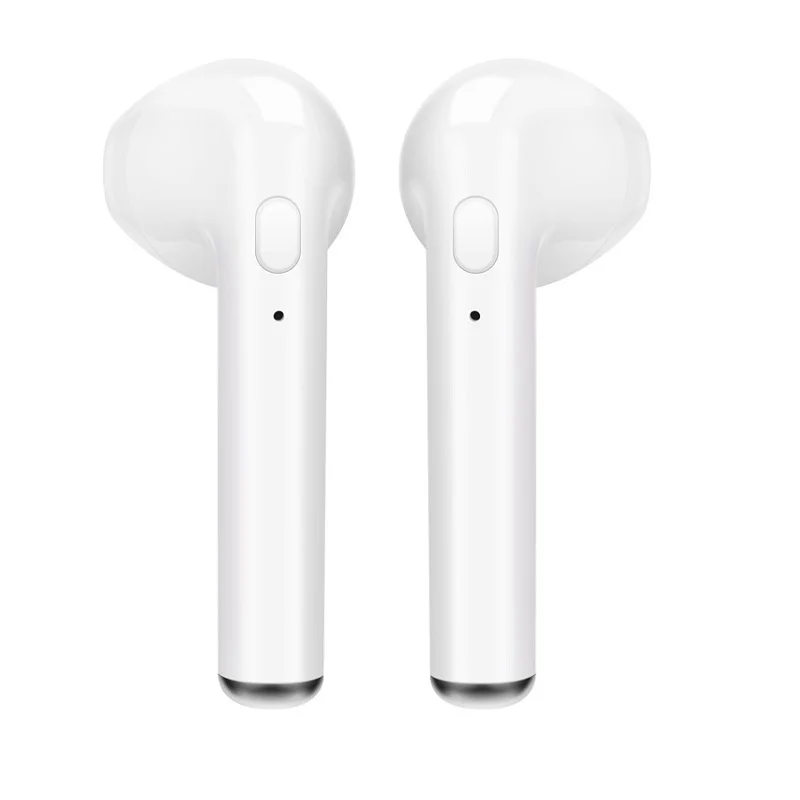 White Спортивная Bluetooth 5,0 беспроводная гарнитура Беспроводные наушники с микрофоном для Xiaomi huawei Apple Phone i7s tws Bluetooth наушники - Цвет: White