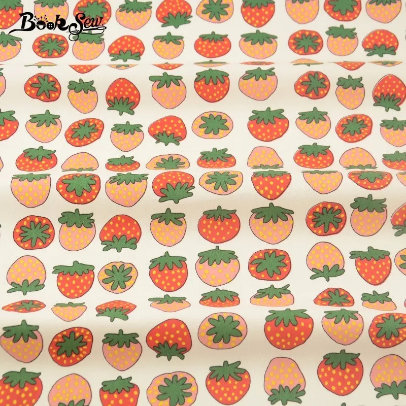 Подушки Booksew с милым рисунком клубники 100% хлопок саржевая ткань шитье постельные