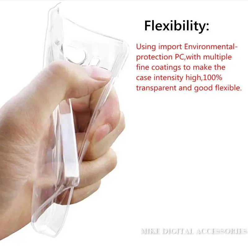 For HTC M8 mini One 2 New High Quality Transparent Case Hard Plastic Crystal Clear Luxury Protective Cover Free Shipping |