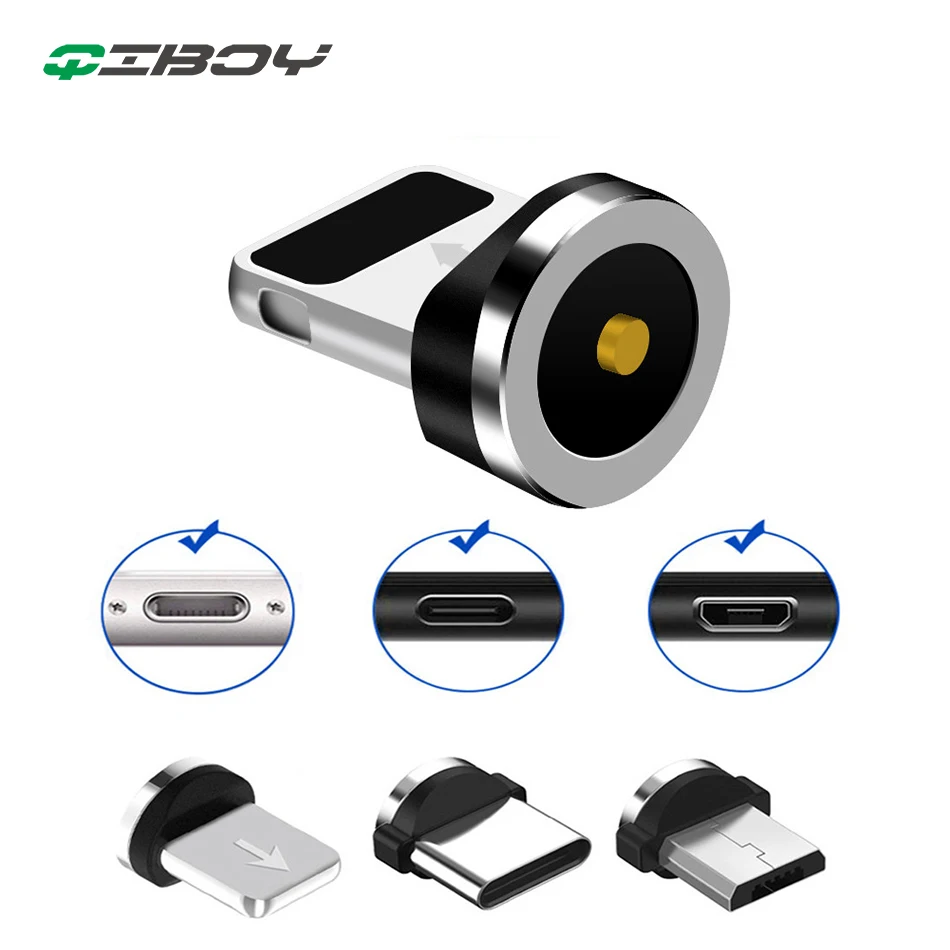 Магнитный штекер для телефона магнитный usb-кабель 2 4 А разъем быстрой зарядки iphone