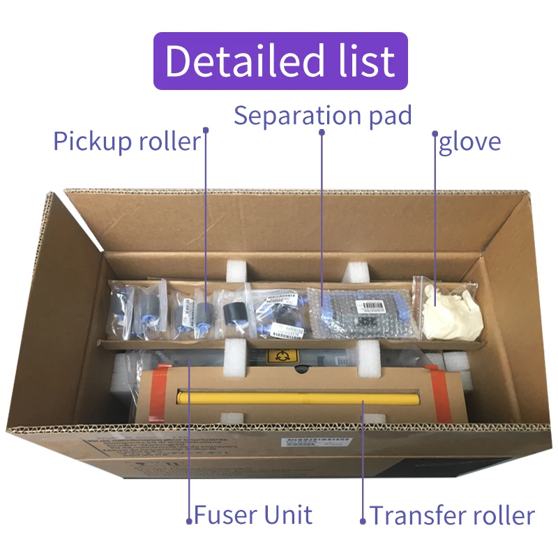 

Original RM1-8736(110V) RM1-8737 (220V) 712 725 Fuser unit For HP Laserjet HP712 HP725 M712 M725 Maintenance kit RM1-8736-000