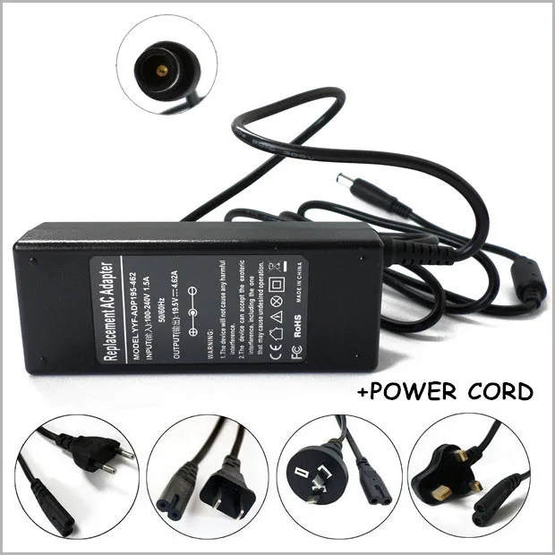 

19.5V 4.62A 90W AC Adapter Charger Laptops Power Supply Cord For Dell Inspiron 1750 6400 8500 8600 1427 1440 17 9200