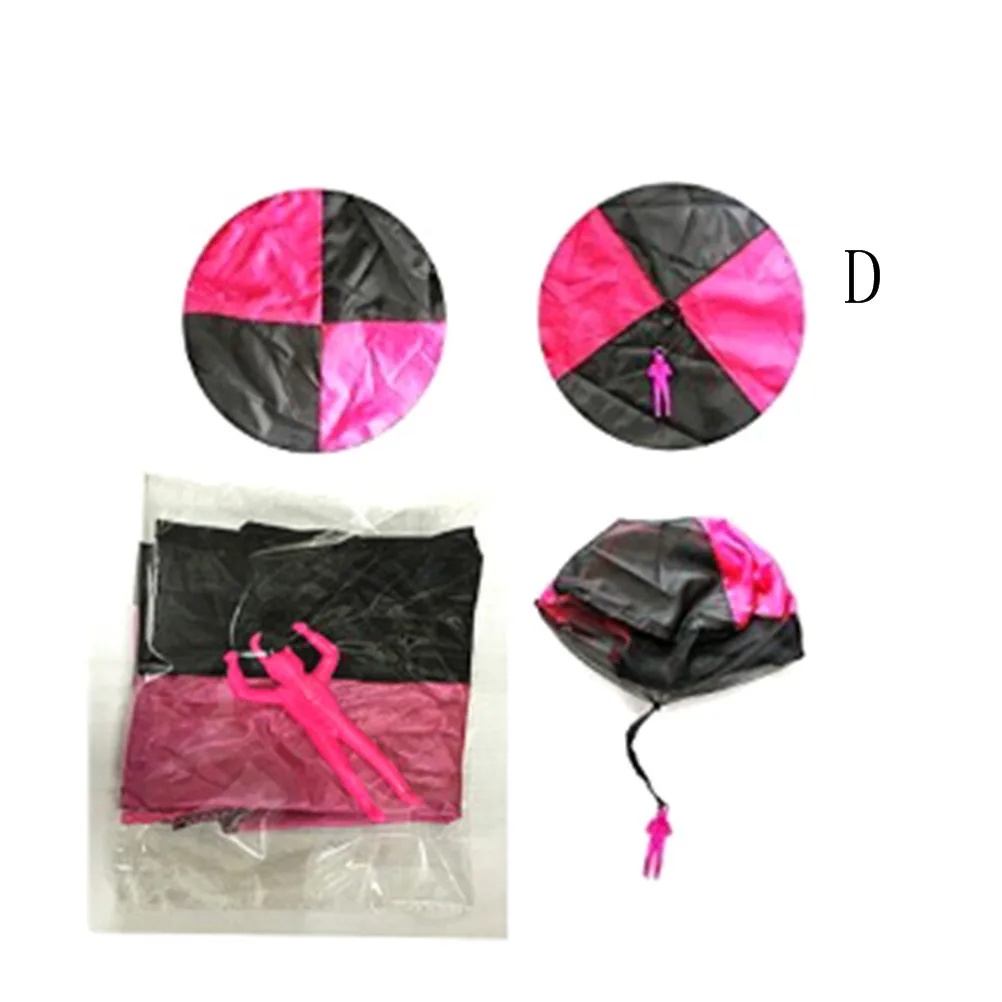 Pink 4 цвета, парашютные игрушки, парашютный солдат, игрушки для спорта на открытом воздухе, развлечение, Детские Развивающие игрушки, подарок - Цвет: Pink