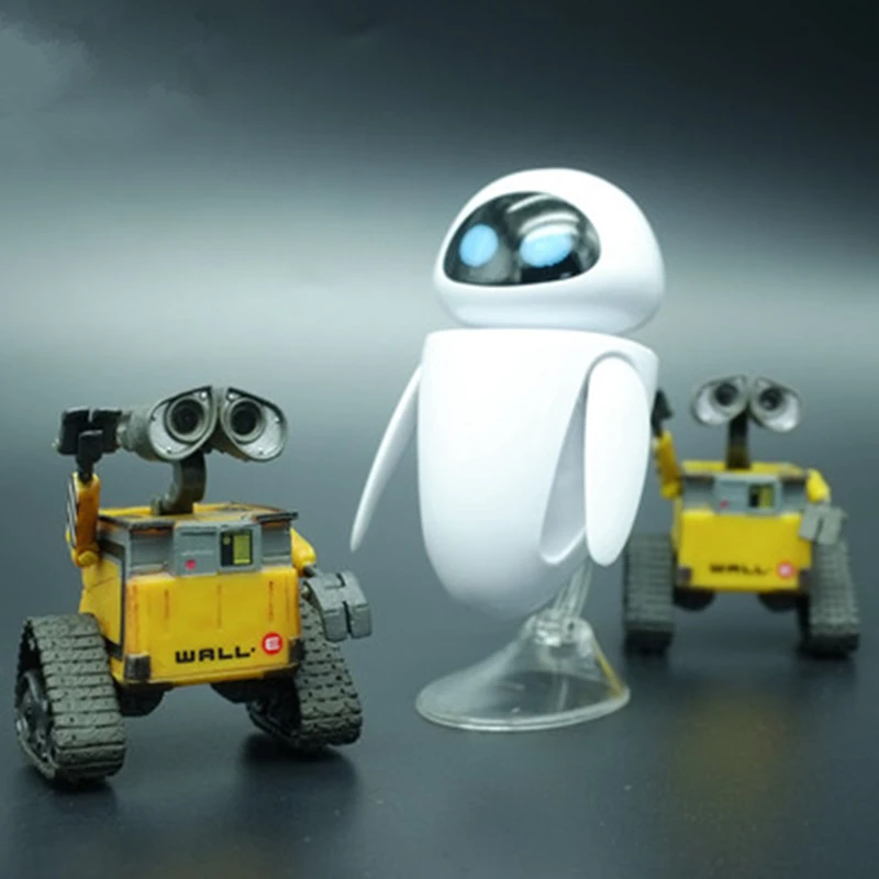 Экшн фигурка робота Wall E & EVE из ПВХ украшение для салона автомобиля приборной
