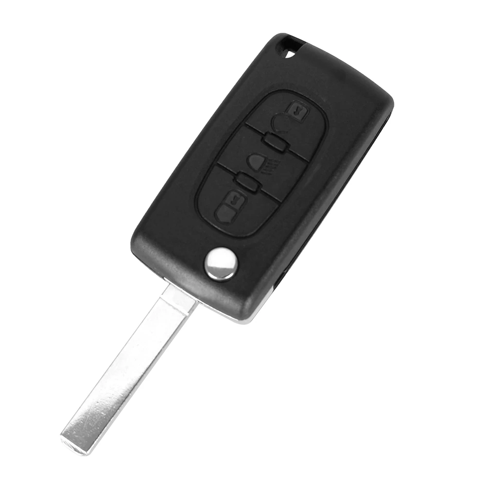 Чехол брелок Dandkey HU83 CE523 для PEUGEOT 107 207 307 308 406 408 Citroen C2 C3 C4 C5 C6 XSARA складной чехол