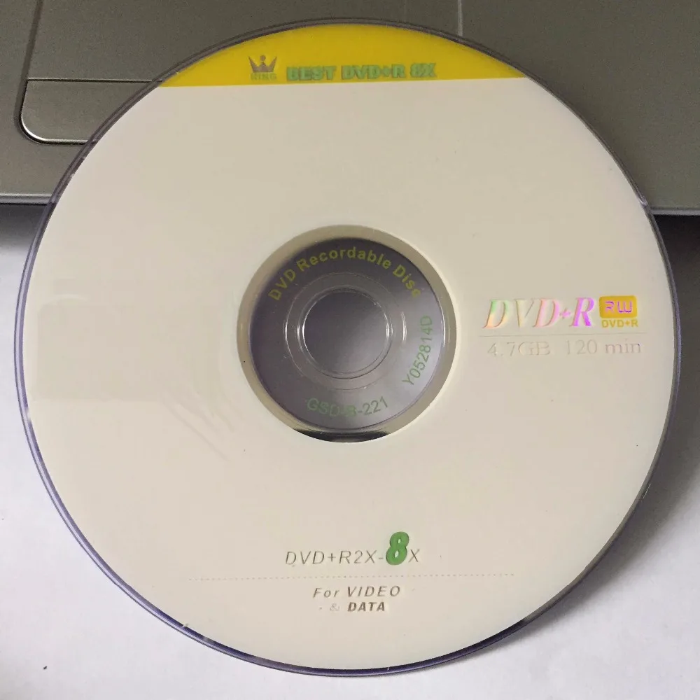 Оптом 50 дисков A + три фрукта 8x4 7 ГБ чистый Печатный DVD R диск | Электроника