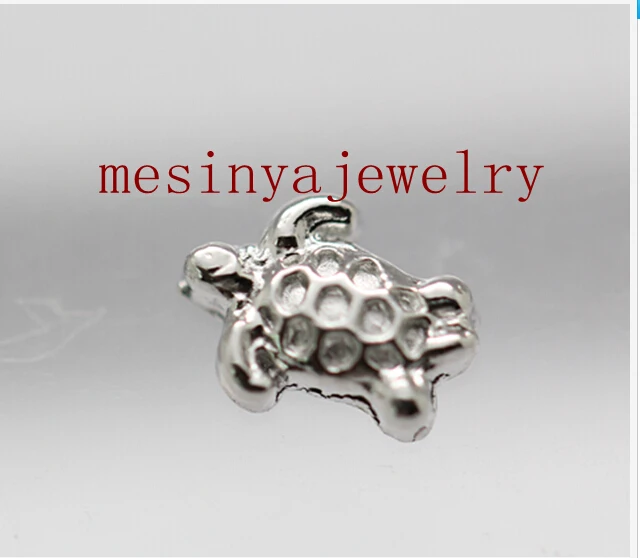 10 шт Черепаховые плавающие амулеты для стеклянного медальона минимальная сумма