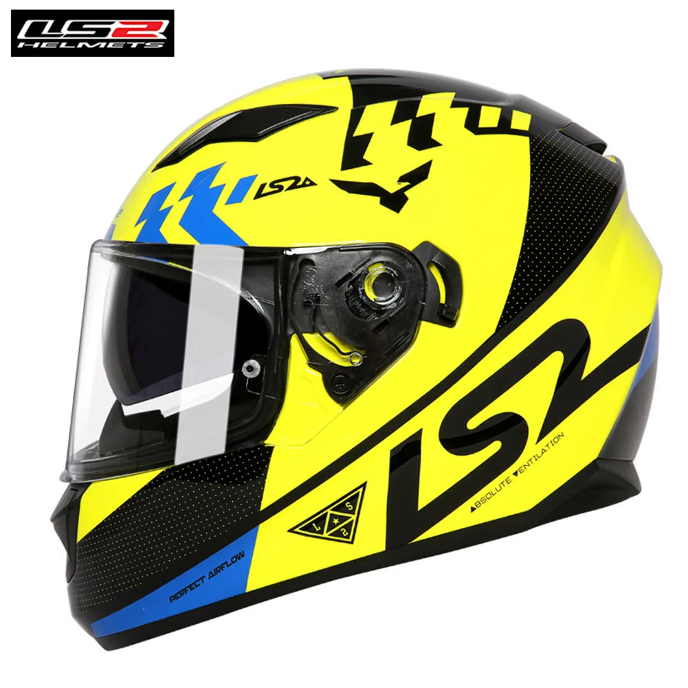 LS2 FF328 поток мотоцикл полный шлем для скутера езда Cascos мотошлем Двойной