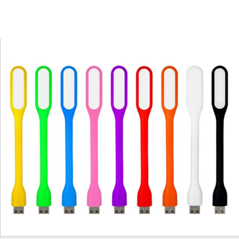 5 шт. гибкая USB светодиодный книга светильник LED Настольная лампа для чтения