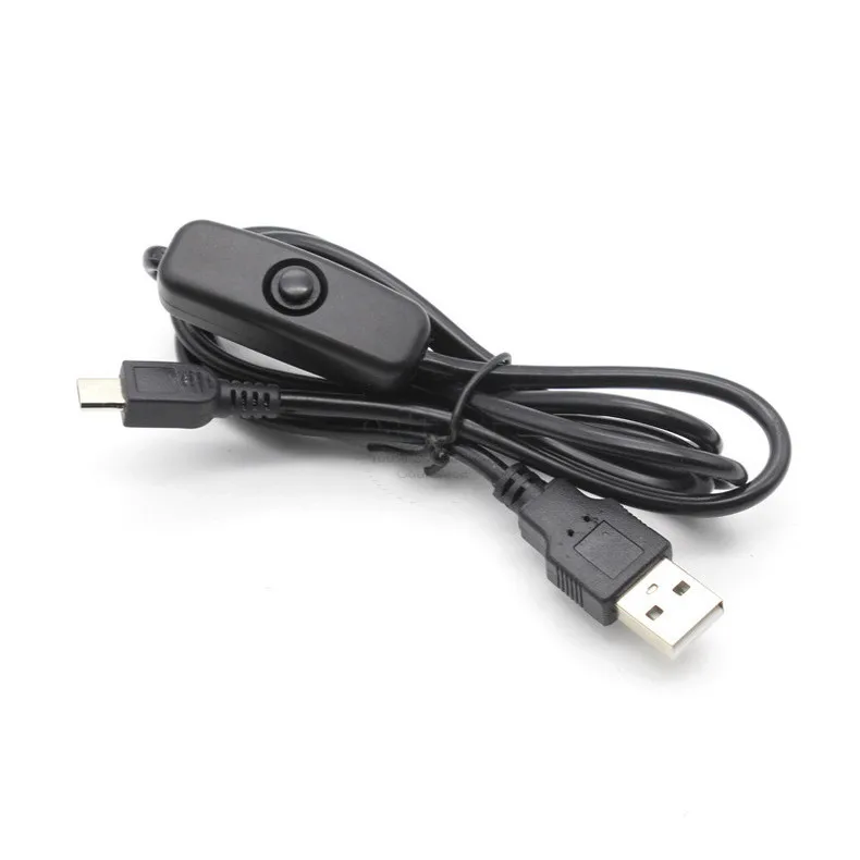 Raspberry Pi 3 USB в DC кабель 5 в 2.5A с переключателем Micro USB кабель зарядное устройство Источник питания переменного тока для Raspberry Pi 4 5 В 3A кабель type C