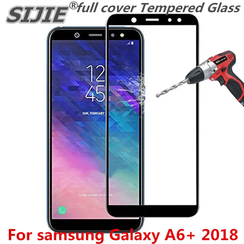 Полное покрытие закаленное Стекло для samsung Galaxy A6 + 2018 plus A9 star lite Экран защитный
