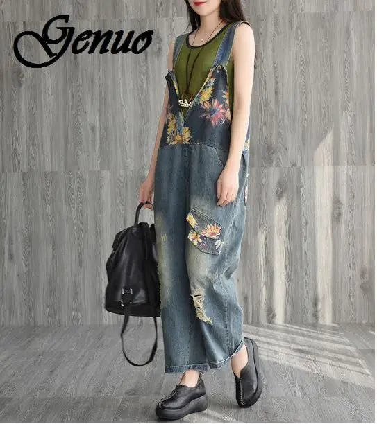 Personality Women's Pencil Jeans Spring rose embroidery fashion sequins Elastic Stretch Trousers | Женская одежда