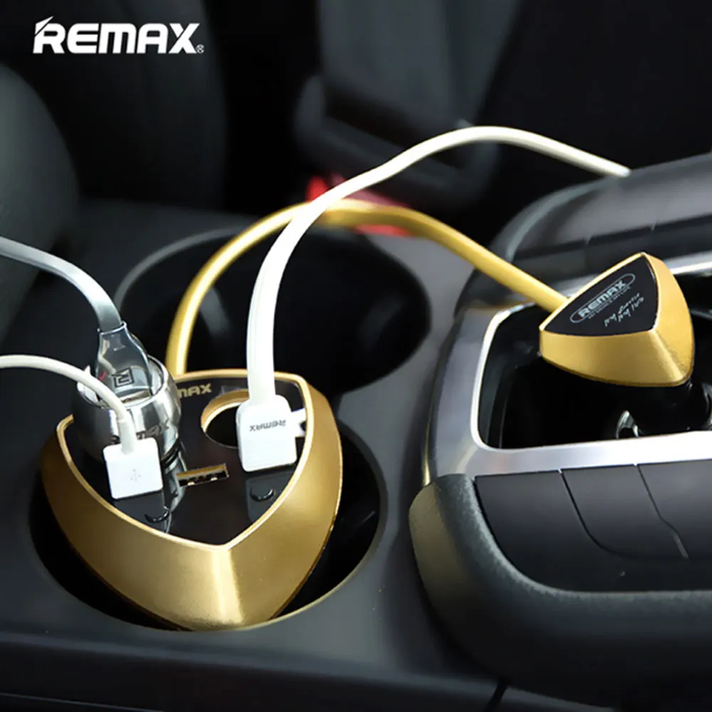 Автомобильное зарядное устройство Remax 3 USB Smart Cup 3.4A адаптер для прикуривателя со