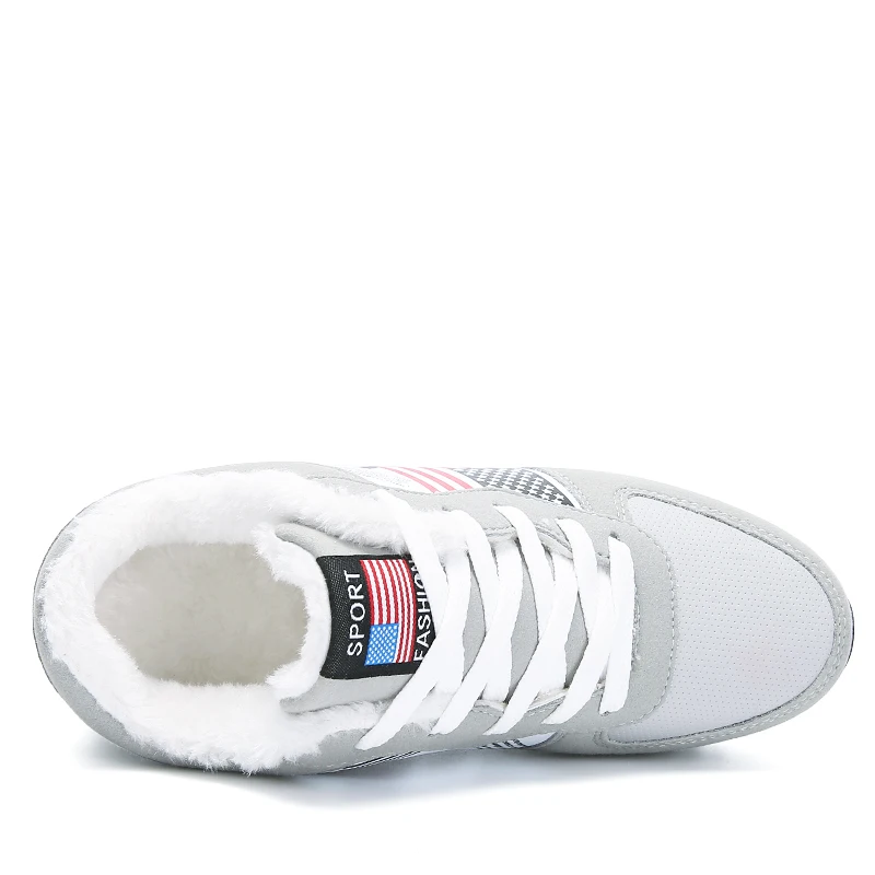 Sycatree Winter Running Shoes for Women Increased Within with Warm Fur Sports Sneakers Walking Jogging | Спорт и развлечения