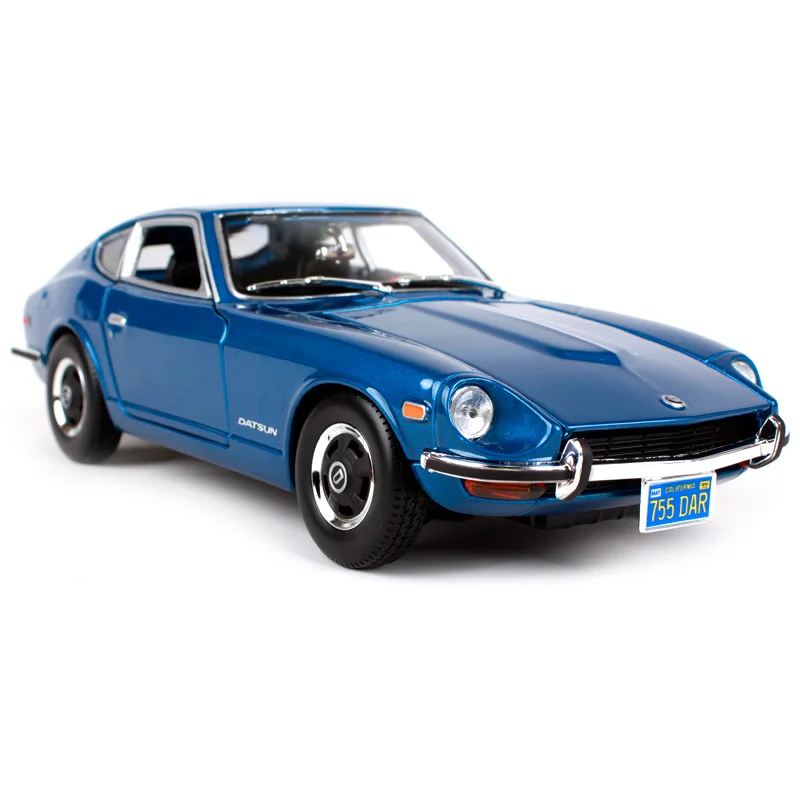 Maisto 1:18 1971 Datsun 240z оранжево-синий красный автомобиль литый под давлением для nissan