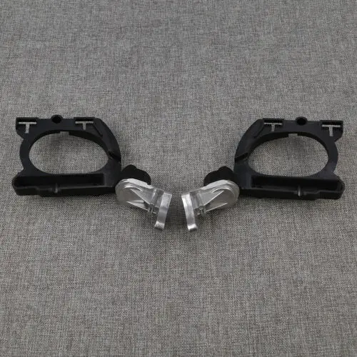 1 пара черных крепежных кронштейнов с зеркальной основой для Honda Glodwing GL1800 2001