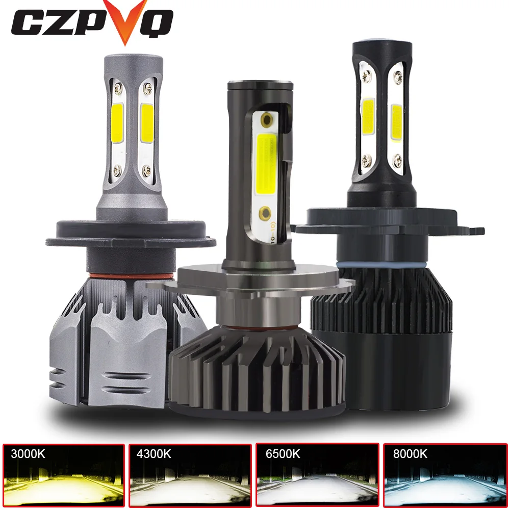 CZPVQ Мини Автомобильный головной светильник H4 H7 Canbus светодиодный H11 H1 H8 9005 9006 880 881 H3