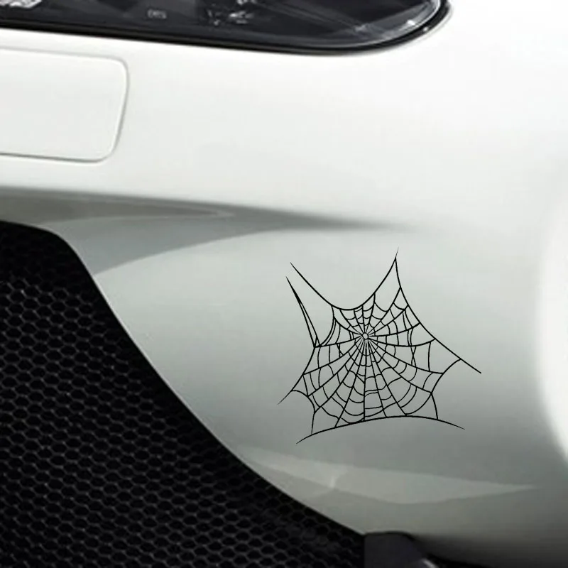YJZT 15 см * 14 5 Ослепительная Cobweb Tarantula Nifty крутая виниловая наклейка автомобильная