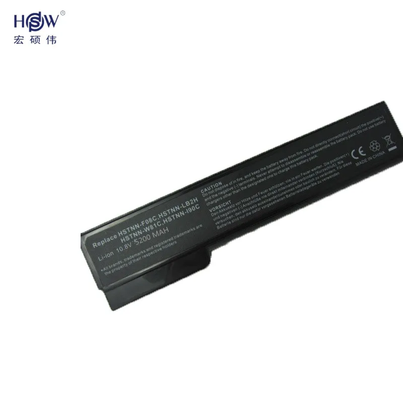 HSW ноутбук Батарея для HP EliteBook 8460p 6360b 6560b 8460 Вт 6460b 6565b 8560p 6465b HSTNN-LB2I HSTNN-E04C
