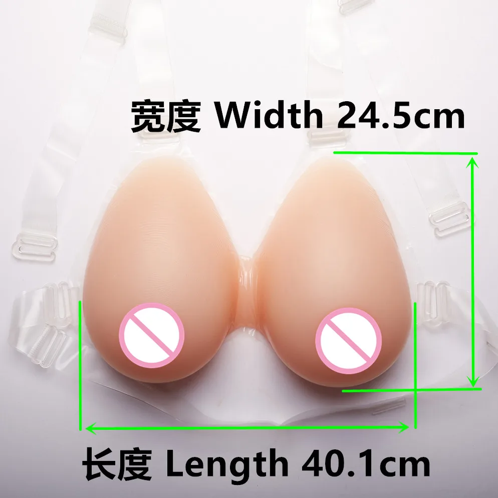 Силиконовая форма для груди на ремешке 5000 г |