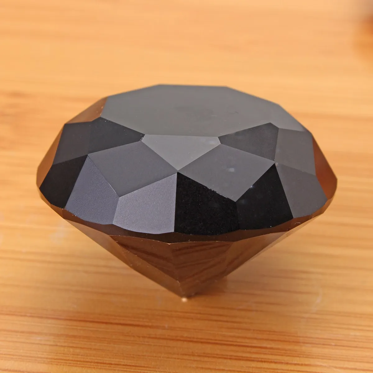 Kiwarm Кристалл Стразы пресс-папье Стекло гигант в форме ромба Jewel декора подарки 40 мм Свадьба Алмаз Jewel День рождения