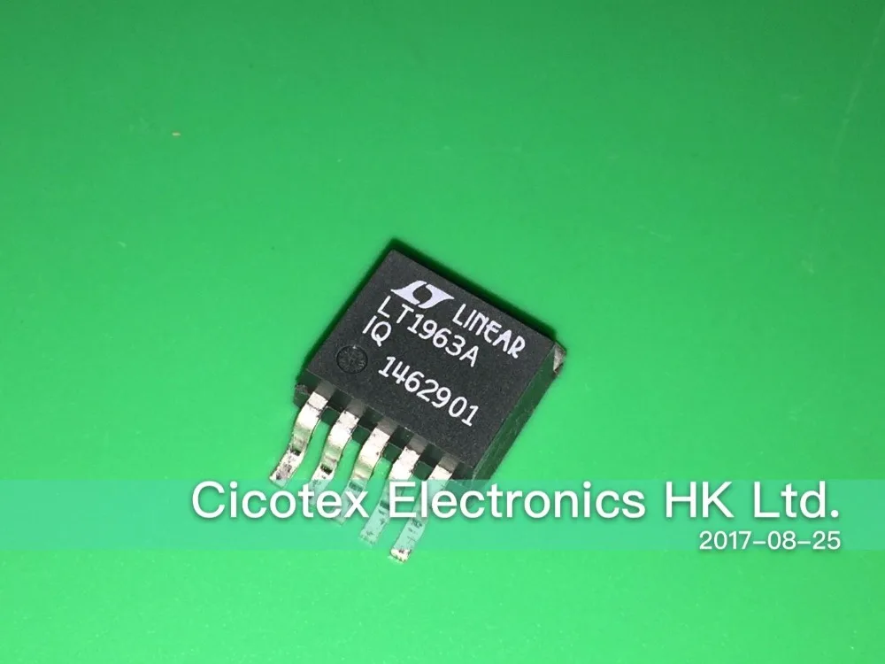 3pcs/lot LT1963AIQ#PBF TO263-5 IC REG LIN POS ADJ 1.5A 5DDPAK LT1963A