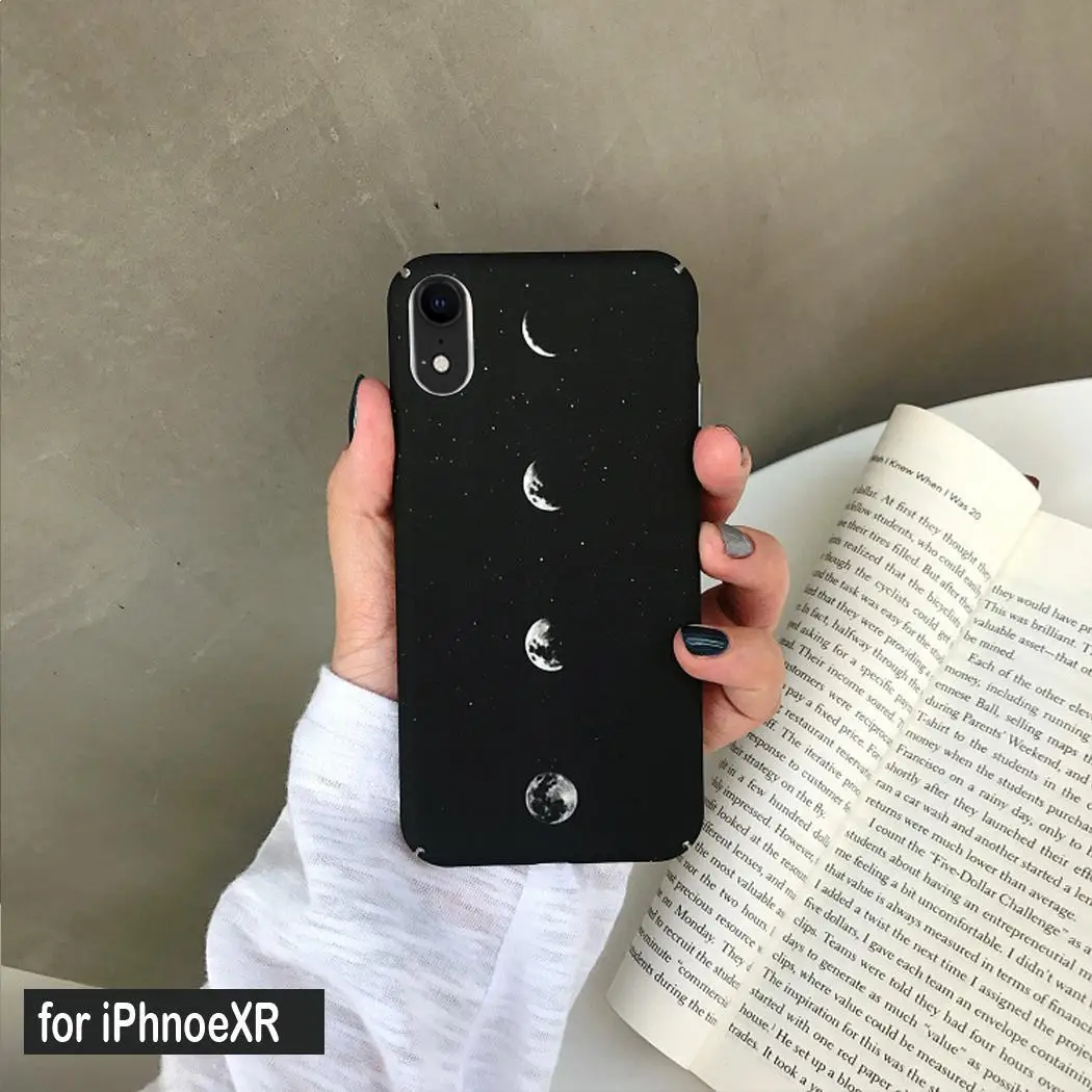 Модные жесткие пластиковые чехлы для iPhone с изображением Луны | Мобильные