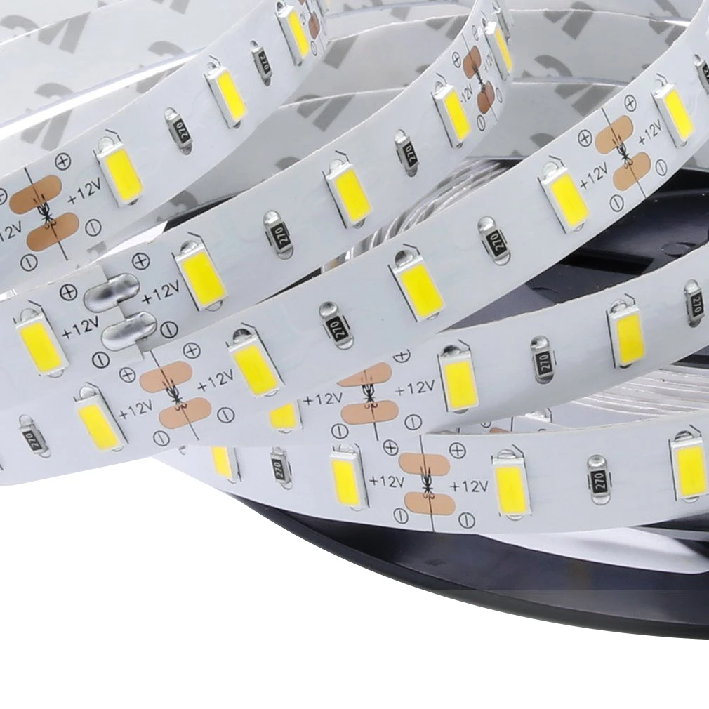 Супер яркая гибкая 5 м 14 4 Вт/м SMD 5630 300 светодиодов дневной свет белый (6000 6500 K)